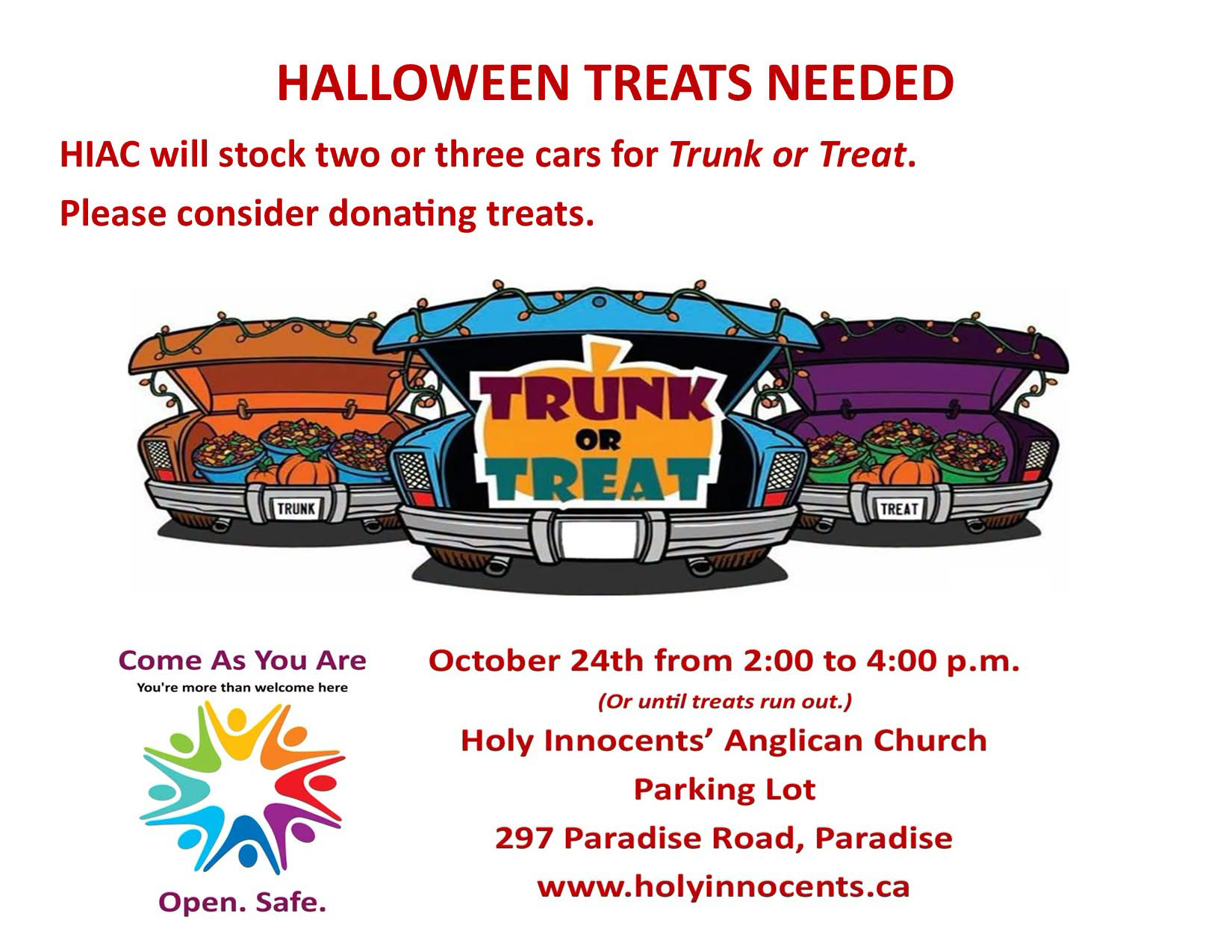 Trunk or Treat at Holy Innocents’